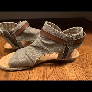 canvas Blowfish sandals